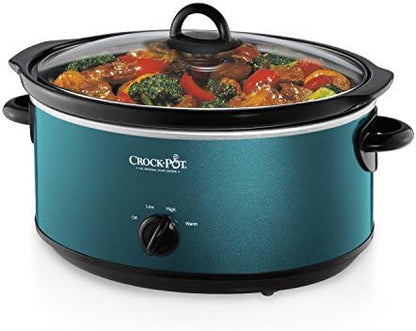 7 Quart Manual Slow Cooker – Turquoise - Curated Catalog W5