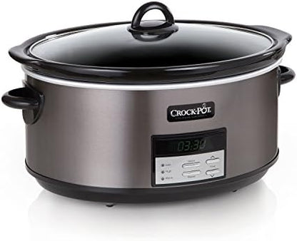 8 Quart Programmable Slow Cooker with Auto Warm - Curated Catalog N4