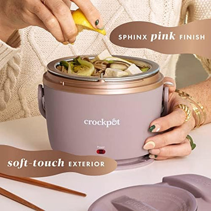 Electric Lunch Box Food Warmer 20oz – Blush Pink - Curated Catalog J5