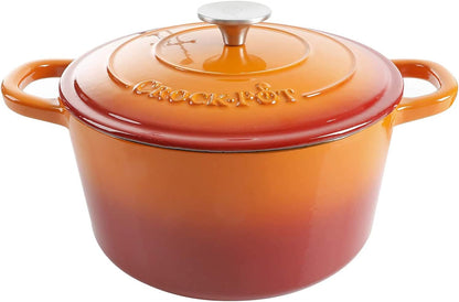 3 Quart Enameled Cast Iron Dutch Oven – Aqua - Curated Catalog Z4