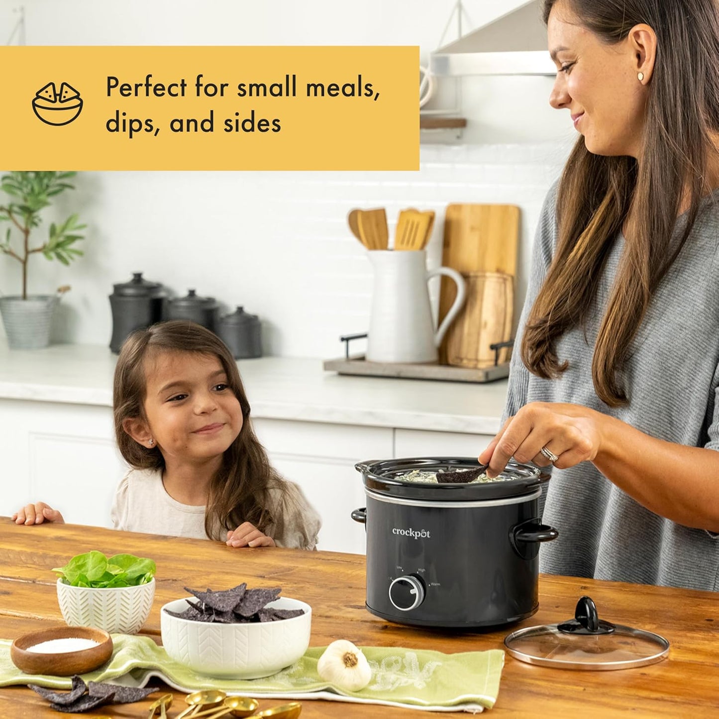 2 Quart Mini Slow Cooker – Classic Compact Cooker - Curated Catalog B0